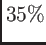 $ 35\%$
